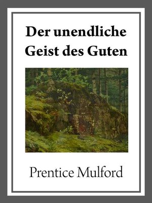 cover image of Der unendliche Geist des Guten